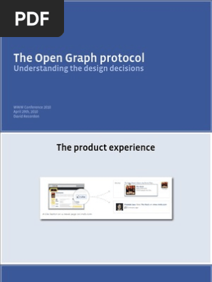 The Open Graph Protocol Design Decisions