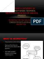 Advantages & Limitations of Experiment-Based, Technical Heuristics