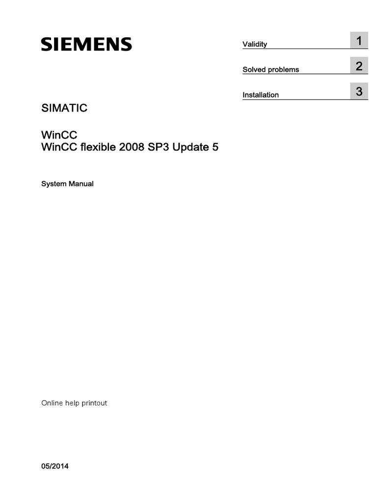 Readme Wincc Flexible 2008 Sp3 Upd5 | PDF | Microsoft Windows ...