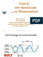 Screw Thread and Gear Measurement