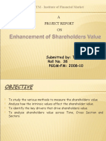 Drivers of Shareholder Value