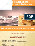 SEC 460 GUIDES Real Education - Sec460guides.com