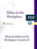 Ethics in The Workplace