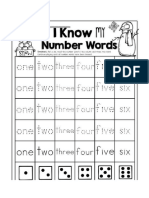 Tracing Numbers Words