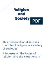 Religion N Society