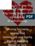 Ang Tunay Na Pag-Ibig