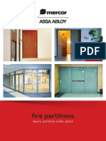 Fire Partitions - Doors, Partition Walls, Gates