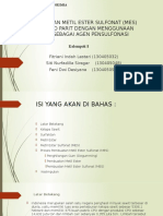 Pembuatan Metil Ester Sulfonat (Mes) 