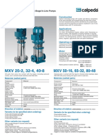 Calpeda MXV Pump Product Guide
