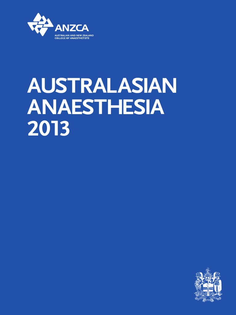 Blue Book 2013 PDF Anesthesiologist Clinical Medicine