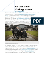 The Science That Made Stephen Hawking