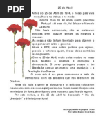 25 de Abril