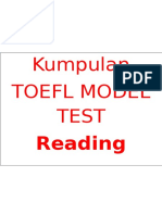 Kumpulan Toefl Model Test: Reading