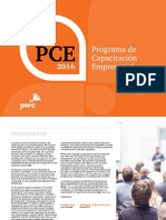 PWC - Programa de Capacitación Empresarial - PCE 2016