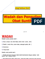 Wadah Dan Pengujian Obat Suntik