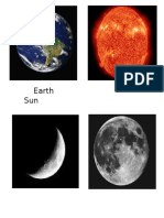 Earth, Sun, Moon and Weather Chart