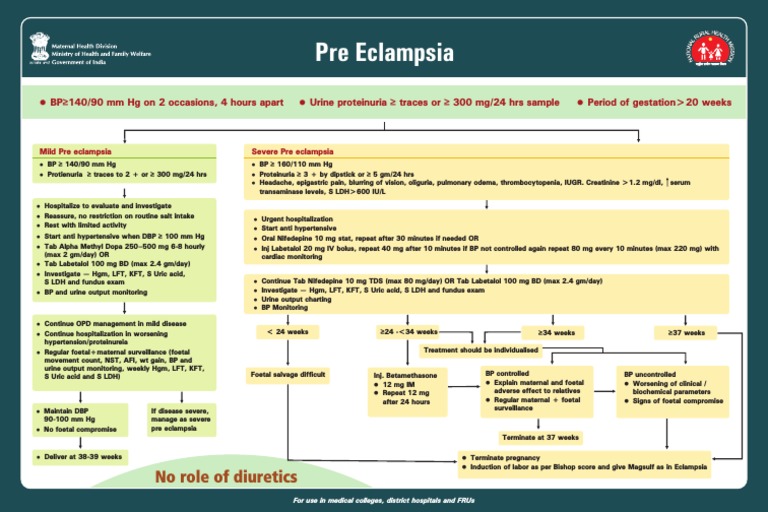 Pre Eclampsia Management Guidelines | PDF