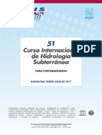 51º Curso Internacional de Hidrología Subterránea (2017)