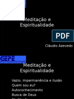 Meditação e Espiritualidade