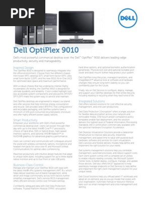 Dell Optiplex 9010 Spec Sheet Virtualization Bios