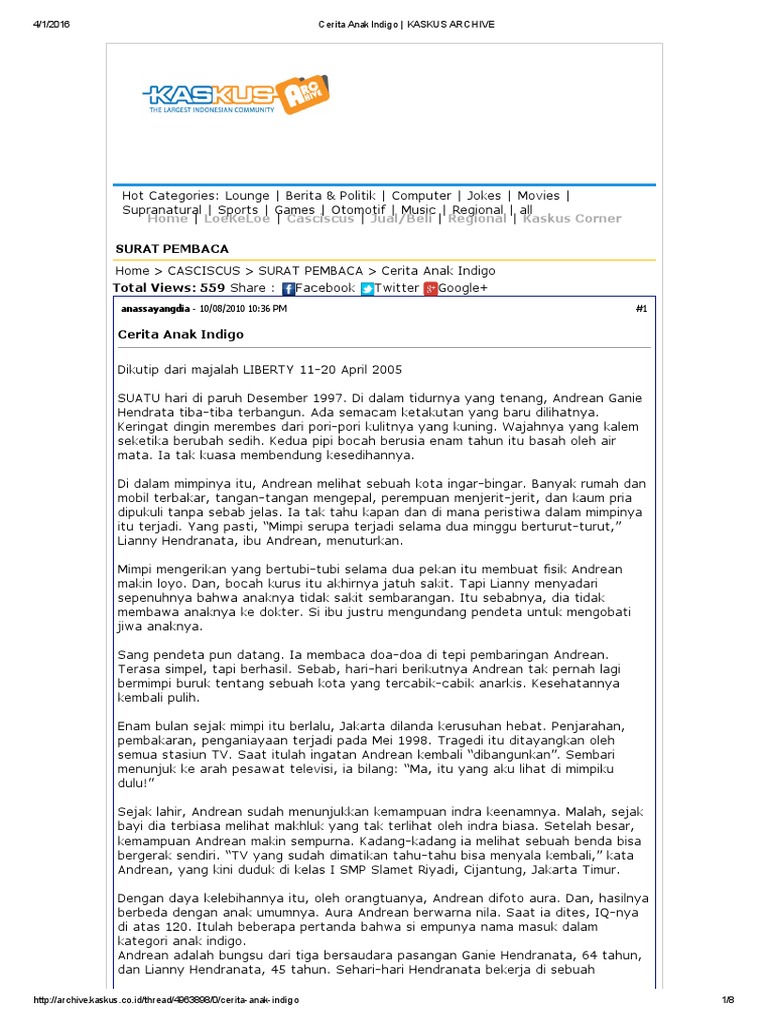 Kata Kata Mutiara Anak Indigo Kata Kata Mutiara Baper