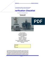 PSC RINA PSC Self-Verification Checklist