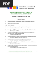 International Journal of Organizational InnovationFinal Issue Vol 6 Num 3 January 2014