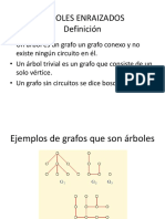 ARBOLES ENRAIZADOS