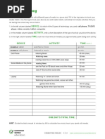 My Media Log: Device Activity Time