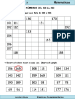 2do Grado - Matemáticas - Los Números Del 100 Al 200