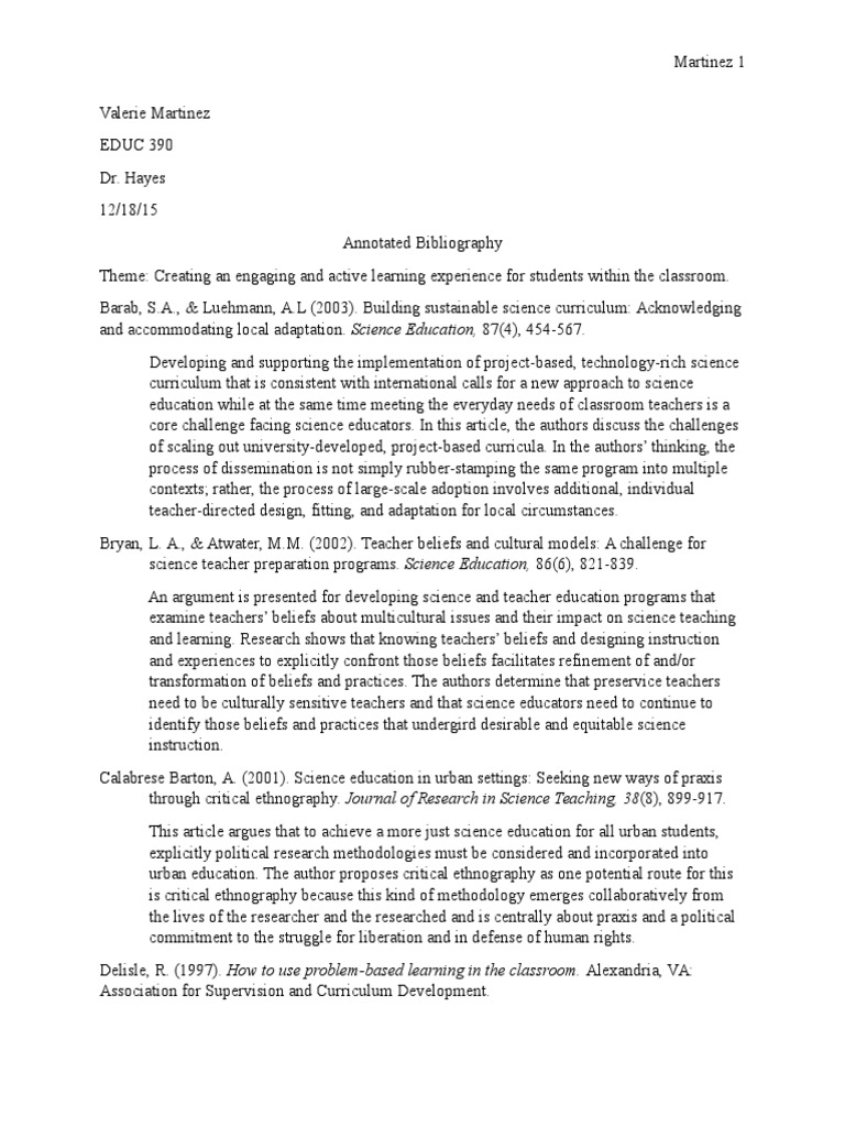 Apa annotated bibliography example pdf picture