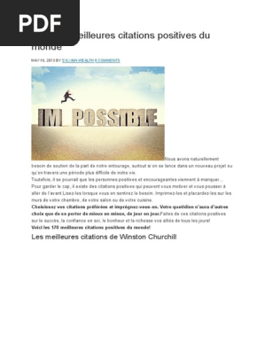 Les 170 Meilleures Citations Positives Du Monde Winston Churchill Argent