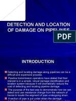 Detection and Location of Damage on Pipelines