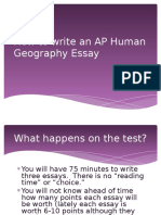 How To Write An Aphug FRQ