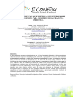 Educação Ambiental Sociojurídica Refletindo Sobre Uma Nova Proposta para Construção Da Cidadania Ambiental