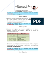 Taller Diagramas de Flujo Tipo 1