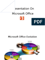 A Presentation On Microsoft Office
