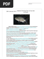 Adaptasi Ikan Laut Dan Ikan Tawar Adaptasi Ikan Laut Dan Ikan Tawar