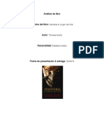 Análisis de Libro Hannibal