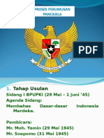 Sejarah Perumusan Pancasila