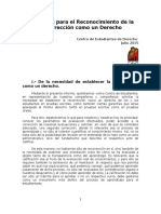 Propuesta Para El Reconocimiento de La Recorrección Como Un Derecho - CED 2015