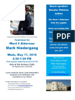 Mark Niedergang: Ward 5 Alderman