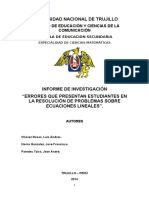 Informe de Investigación 2014