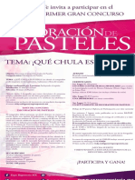 Temática Concurso Decoracion Pasteles