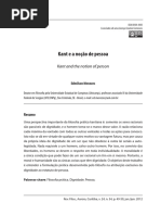 Kant e a Noção de Pessoa