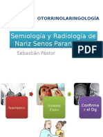 Semiología y Radiología de Nariz Senos Paranasales