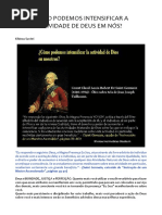 Como Podemos Intensificar a Presença de Deus Em Nós