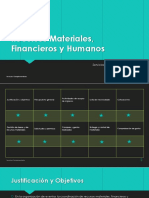 Recursos Materiales Financieros y Humanos