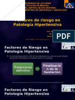 Factores de Riesgo para Trastornos Hipertensivos en El Embarazo