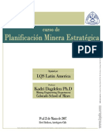 Strategic Open Pit Mine Planning Course